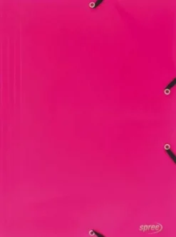 Elastikmappe - Pp - C4 - Pink - Spree
