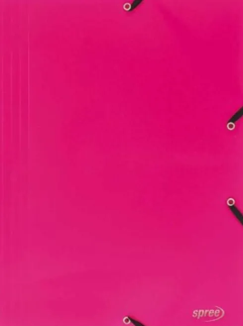 Elastikmappe - Pp - C4 - Pink - Spree