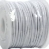Elastiksnor - 2 MM - Hvid - 25 M