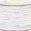 Elastiksnor - Tykkelse 1 MM - Hvid - 25 M