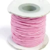 Elastiksnor - Tykkelse 1,2 MM - 25 M - Lyserød