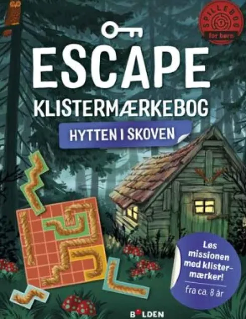 Escape Klistermærkebog: Hytten I Skoven
