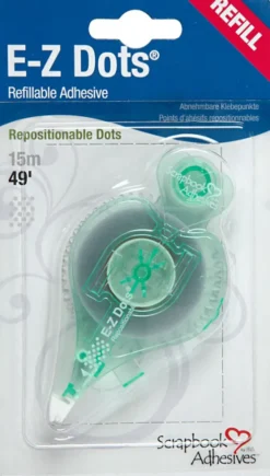 E-Z Runner - Refill - Prikker - Non-Permanent Lim - B 8 MM - 15 M