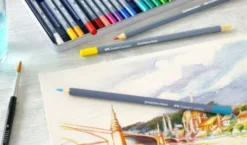 Faber-Castell - Akvarel Blyanter I Tinæske - Goldfaber Aqua - 24 Stk