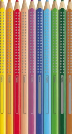 Faber-Castell Farveblyanter - Jumbo Grip - 12 Stk