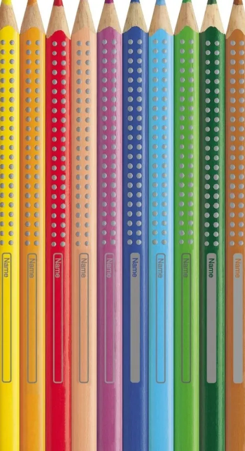 Faber-Castell Farveblyanter - Jumbo Grip - 12 Stk