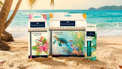 Faber-Castell - Goldfaber Aqua Watercolour Pencils - 24 Stk