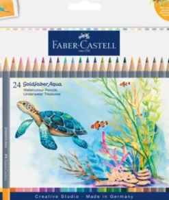 Faber-Castell - Goldfaber Aqua Watercolour Pencils - 24 Stk