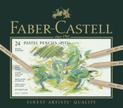 Faber-Castell - Pitt Pastel Farveblyanter I Tinæske - 24 Stk