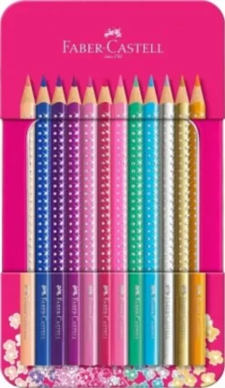 Faber-Castell - Sparkle Farveblyanter - 12 Stk