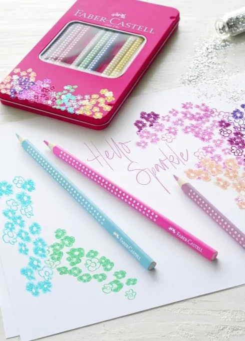 Faber-Castell - Sparkle Farveblyanter - 12 Stk
