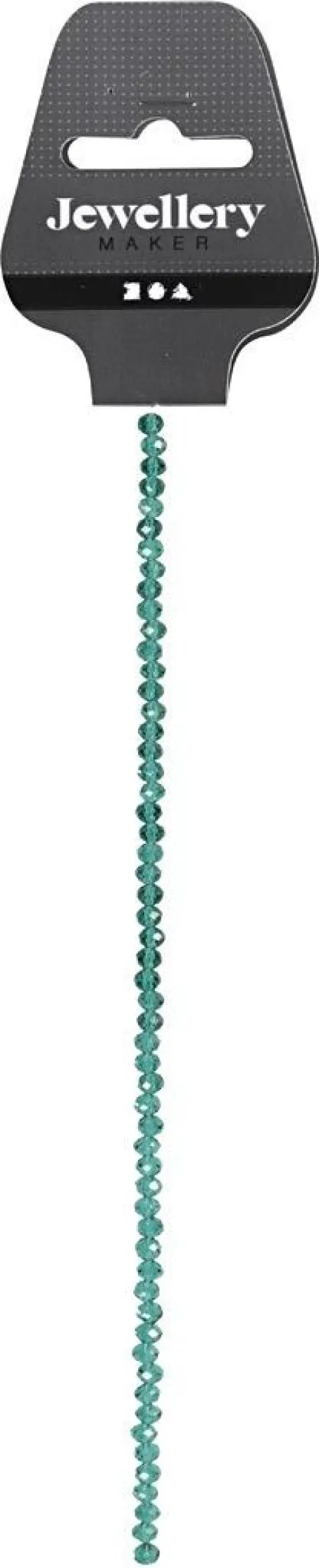 Facetperler - Ø 4 MM - Hulstr. 1 MM - Grøn - 45 Stk