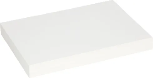 Falsekarton - 25,5X36 CM - 0,4 MM - 250 G - Hvid - 100 Ark