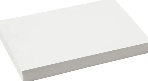 Falsekarton - 25,5X36 CM - 0,4 MM - 250 G - Hvid - 100 Ark