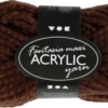 Fantasia Polyacrylgarn - L 35 M - Pind 9-10 - Brun - 50 G