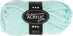 Fantasia Polyacrylgarn - L 35 M - Pind 9-10 - Mint Grøn - 50 G