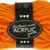 Fantasia Polyacrylgarn - L 35 M - Pind 9-10 - Neon Orange - 50 G
