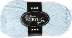 Fantasia Polyacrylgarn - L 80 M - Pind 4,5-5 - Lyseblå - 50 G