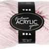 Fantasia Polyacrylgarn - L 80 M - Pind 4,5-5 - Lys Rød - 50 G