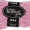Fantasia Polyacrylgarn - L 80 M - Pind 4,5-5 - Rosa - 50 G