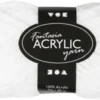 Fantasia Polyacrylgarn - L 80 M - Pind 4,5-5 - Hvid - 50 G