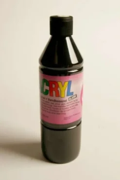 Fantasy Color - Acryl Maling - Sort - 500 ML