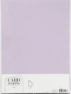 Farvet Papir - A4 - 210X297 MM - 80 G - Lys Lilla - 20 Stk