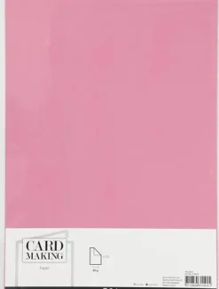 Farvet Papir - A4 - 210X297 MM - 80 G - Pink - 20 Stk