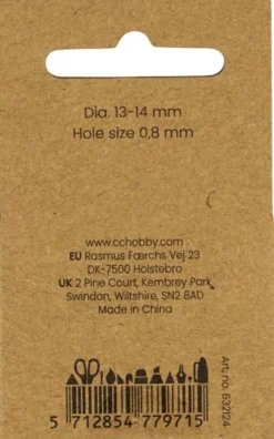 Ferskvandsperler - Gennemboret På Langs - Ø 13-14 MM - Hulstr. 0,8 MM - Perlemor - 4Stk