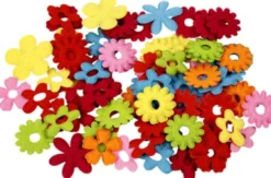 Filtblomster - Str. 35X45 MM - Tykkelse 1,2 MM - 135 Stk