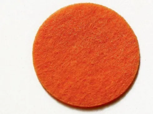Filtrulle - Orange - Polyester Filt - 45 CM X 5 M