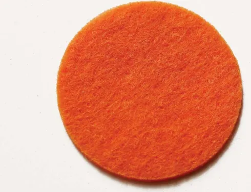 Filtrulle - Orange - Polyester Filt - 45 CM X 5 M