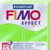 Fimo - Ler Til Ovn - Effect - Neon Grøn - 57 G