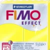 Fimo - Ler Til Ovn - Effect - Neon Gul - 57 G