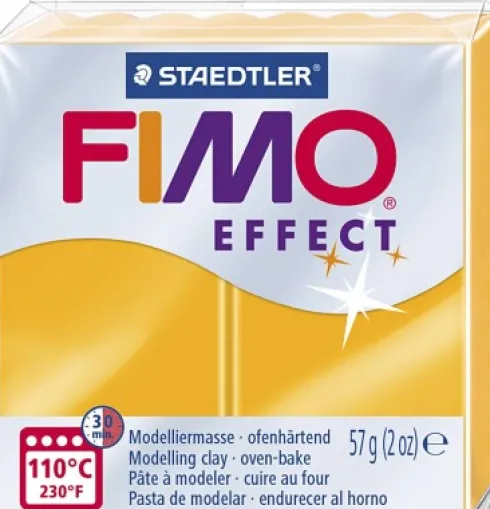 Fimo - Ler Til Ovn - Effect - Neon Orange - 57 G