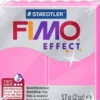 Fimo - Ler Til Ovn - Effect - Neon Pink - 57 G