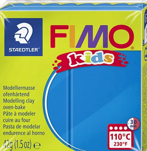 Fimo - Ler Til Ovn - Kids - Blå - 42 G