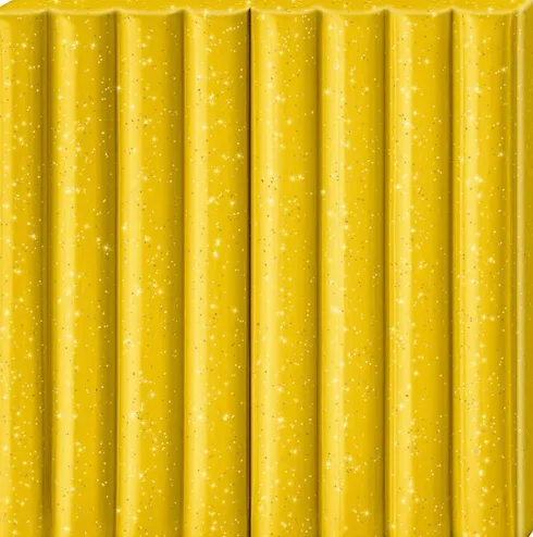 Fimo - Ler Til Ovn - Kids - Glitter - Guld - 42 G