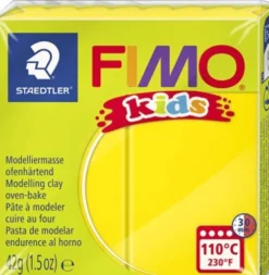 Fimo - Ler Til Ovn - Kids - Gul - 42 G