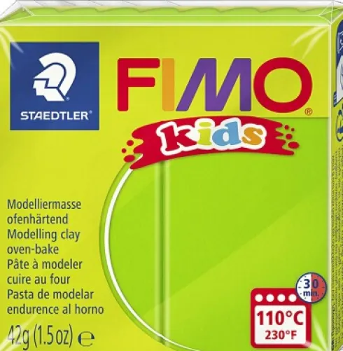Fimo - Ler Til Ovn - Kids - Lys Grøn - 42 G