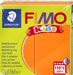 Fimo - Ler Til Ovn - Kids - Orange - 42 G