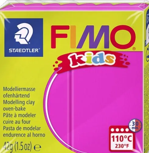 Fimo - Ler Til Ovn - Kids - Pink - 42 G