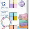 Fimo - Ler Til Ovn - Pastel - Sæt I 12 Dele - 12X25 G
