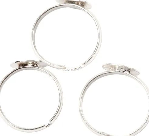 Fingerring - Forsølvet - 15 Stk