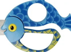 Fiskars - Børnesaks Med Dyremotiv - Fisk - L 13 CM