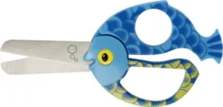 Fiskars - Børnesaks Med Dyremotiv - Fisk - L 13 CM
