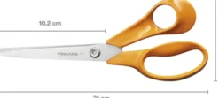 Fiskars - Classic Universalsaks - Højre Hånd - Orange - 21 CM