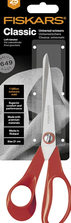 Fiskars - Classic Universalsaks - L 21 CM - Venstre