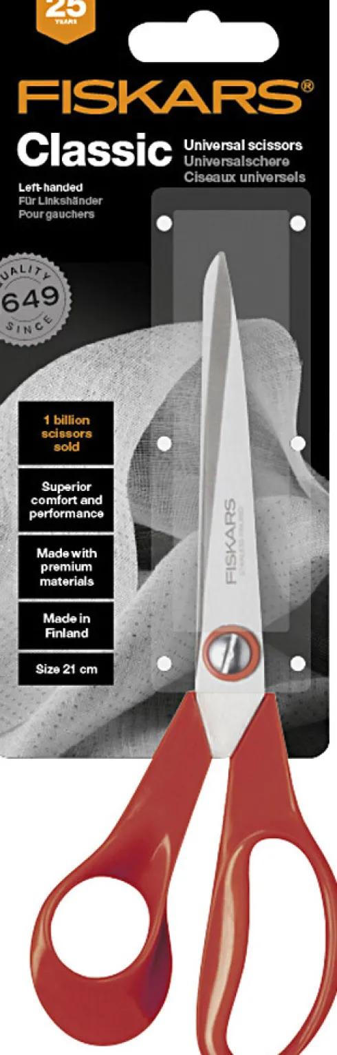 Fiskars - Classic Universalsaks - L 21 CM - Venstre
