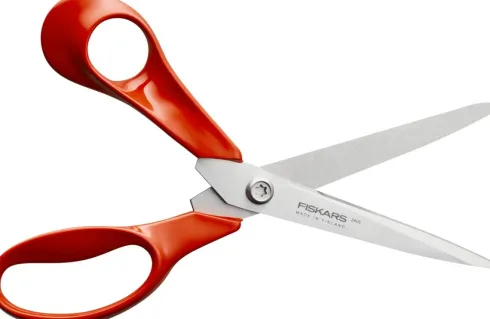 Fiskars - Classic Universalsaks - Venstre Hånd - Rød - 21 CM